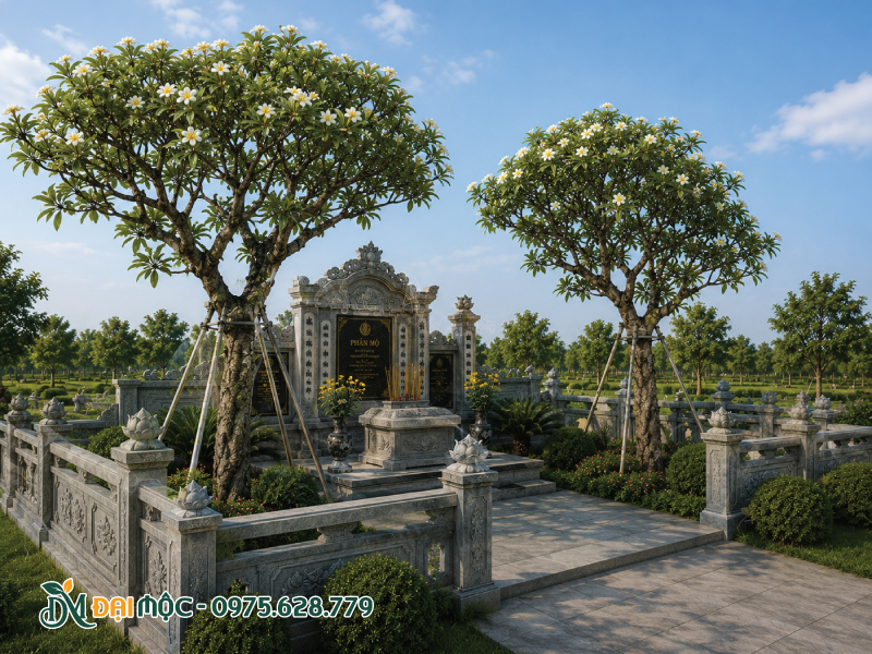 Ảnh minh họa trồng cây hoa đại cổ thụ ở mộ
