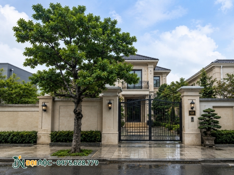 Trồng cây chay ở vỉa hè trước cổng nhà