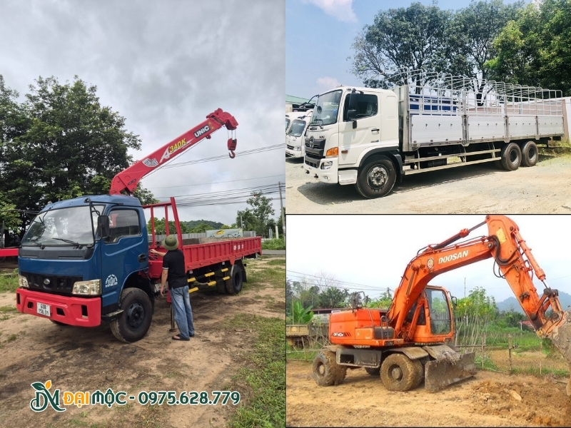 Xe chuyên dụng phục vụ cho dự án