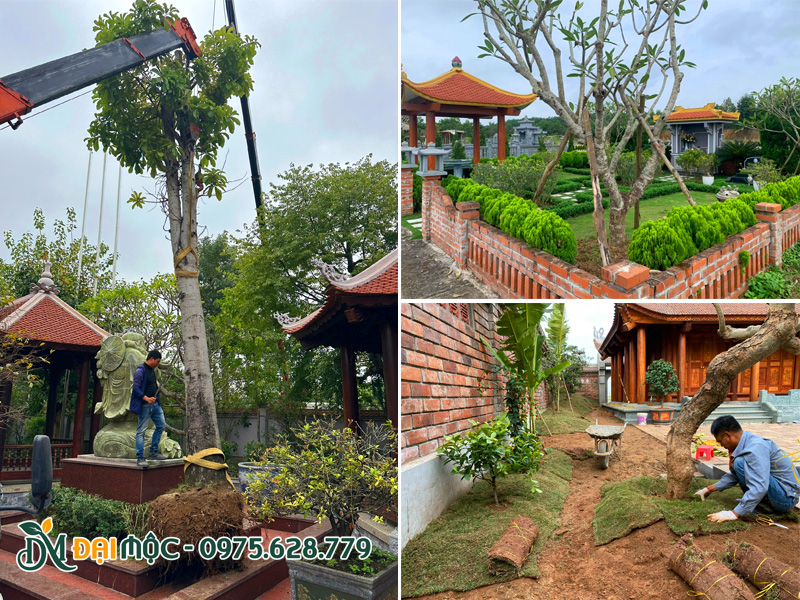Thi công cảnh quan cho các công trình tâm linh