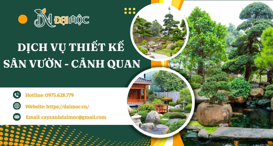 Thiết kế sân vườn, cảnh quan công trình