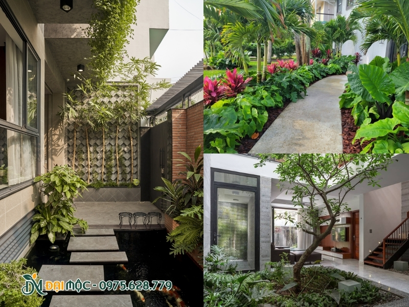 Sân vườn được thiết kế đẹp ở mọi diện tích